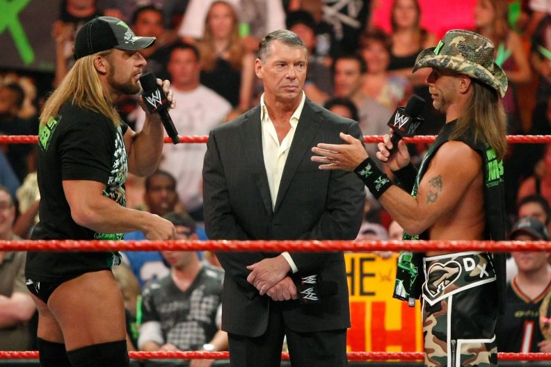 Shawn Michaels Triple H Vince McMahon