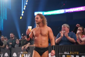 Hangman Adam Page Drinking AEW Dynamite Memphis