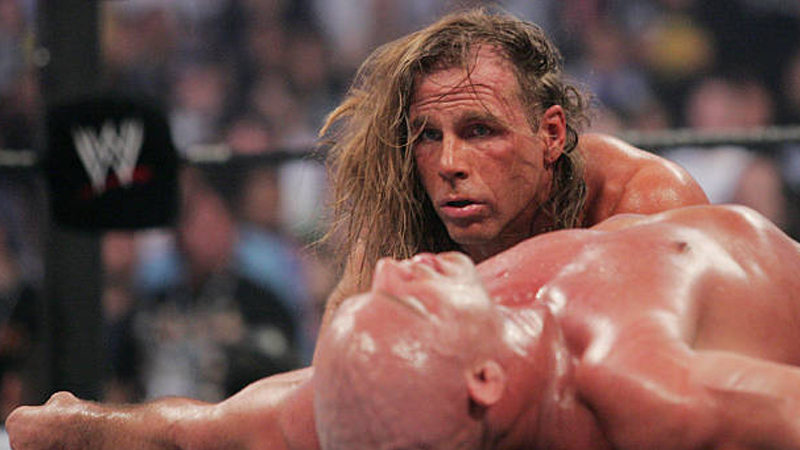 Kurt Angle and Shawn Michaels