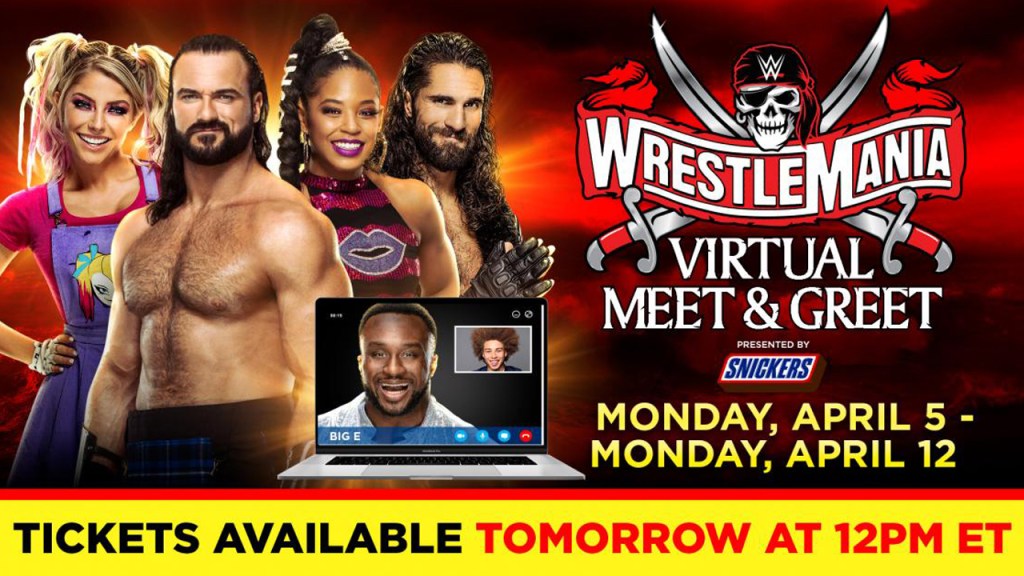 wwe virtual meet and greets