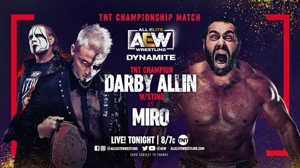 AEW Dynamite Darby Allin Miro