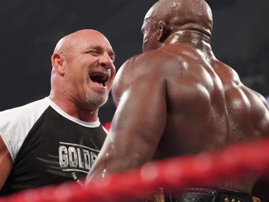 Goldberg Lashley WWE