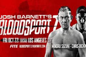 GCW Minoru Suzuki Chris Dickinson Bloodsport