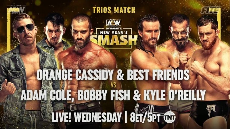 AEW Dynamite Adam Cole Bobby Fish Kyle O'Reilly