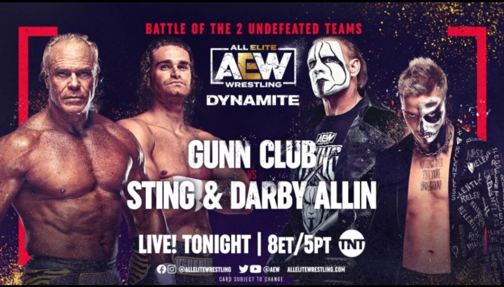 Billy Gunn Colten Gunn Sting Darby Allin AEW Dynamite