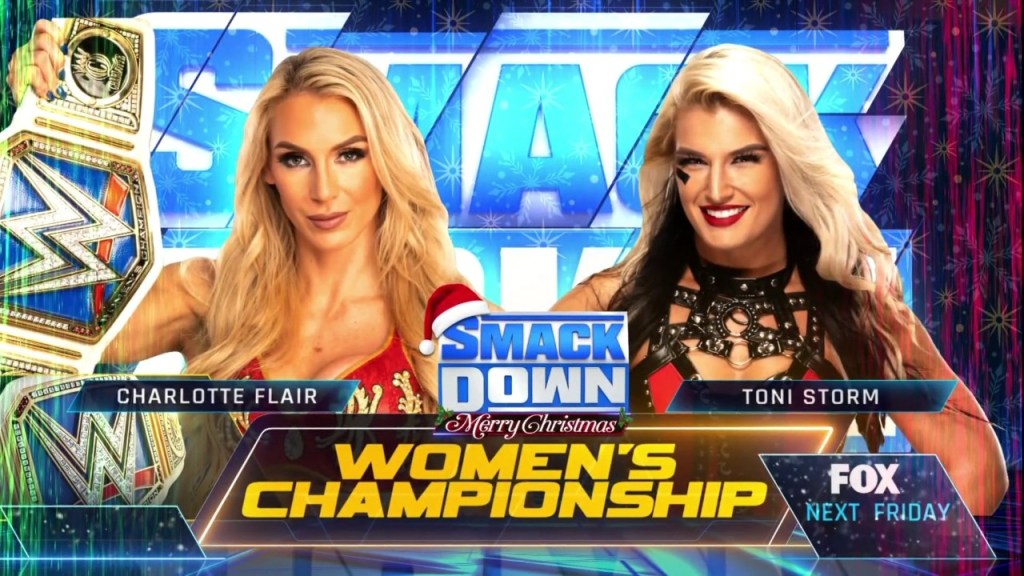 WWE SmackDown Women's Championship Charlotte Flair Toni Storm