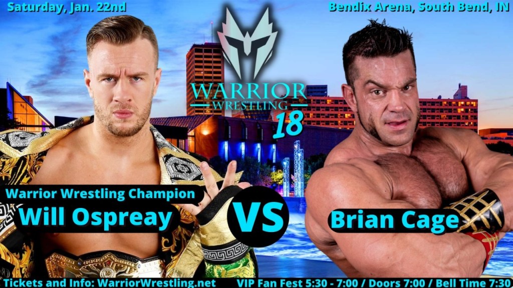 Will Ospreay Brian Cage Warrior Wrestling