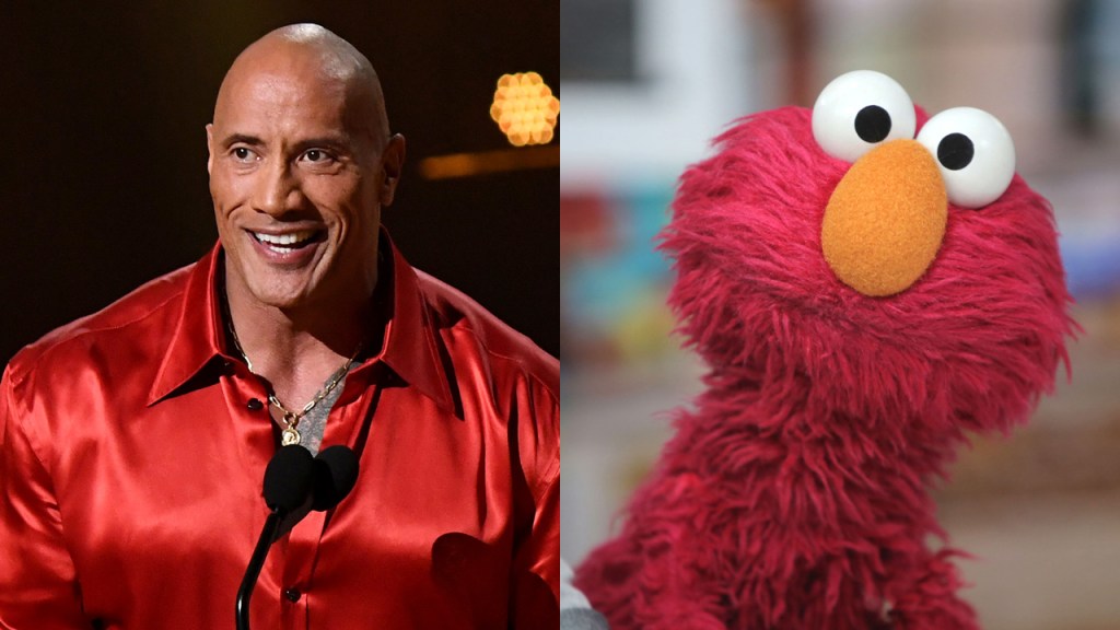 Dwayne Johnson The Rock Elmo