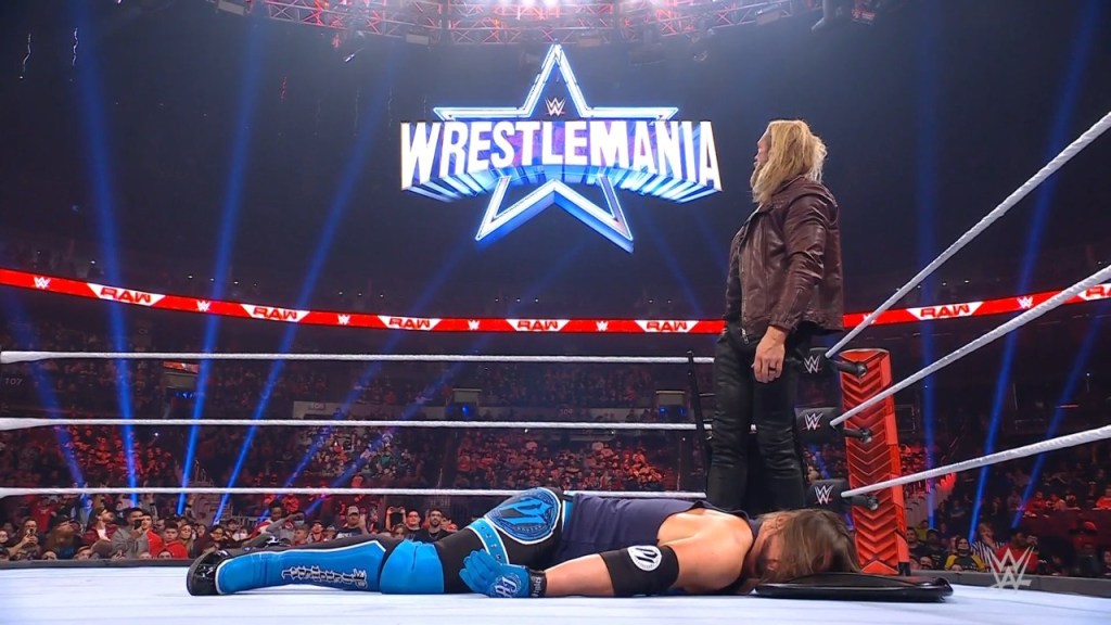 Edge AJ Styles WWE RAW