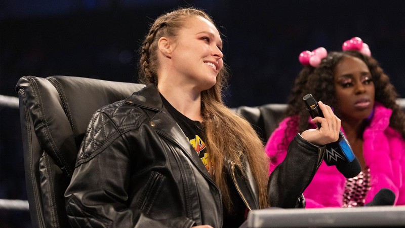 Ronda Rousey Naomi WWE SmackDown