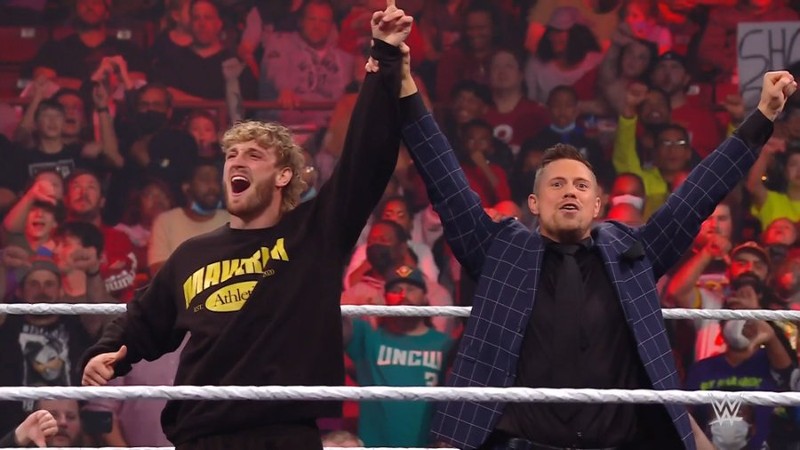 WWE RAW Logan Paul The Miz