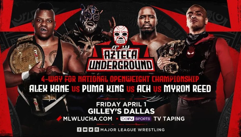 MLW Azteca Underground National Openweight Championship Alex Kane Myron Reed