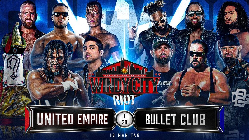 NJPW Windy City Riot Bullet Club United Empire