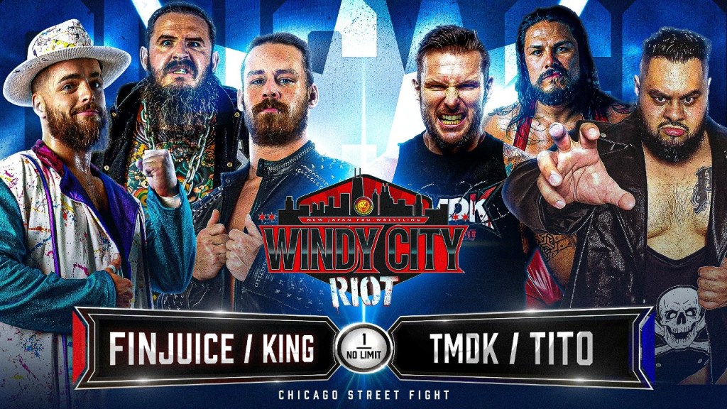 NJPW Windy City Riot FinJuice Brody King Jonah