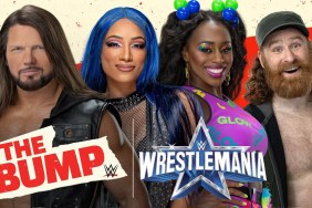 WWE's The Bump WrestleMania Sunday Naomi AJ Styles Sami Zayn Sasha Banks