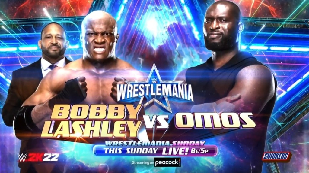 bobby lashley omos wrestlemania 38