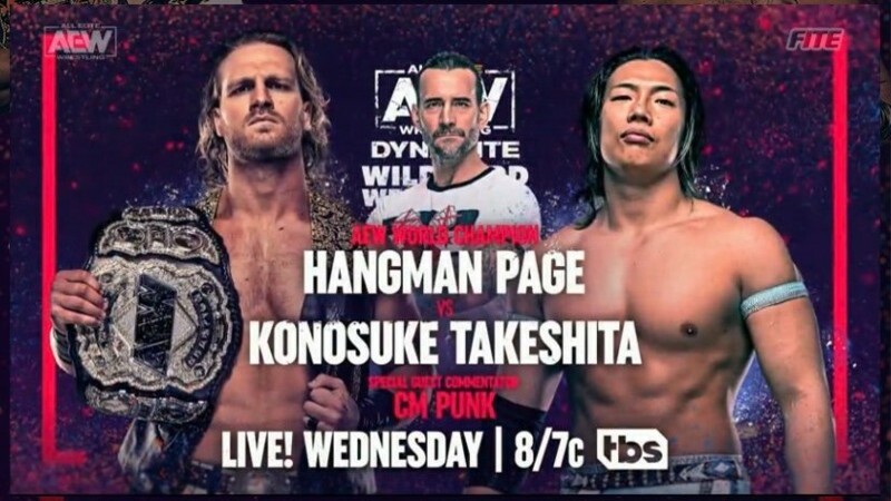 Hangman Page Konosuke Takeshita AEW Dynamite