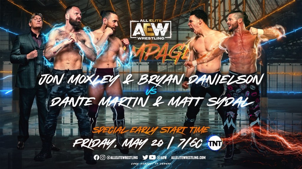 Jon Moxley Bryan Danielson Matt Sydal Dante Martin AEW Rampage