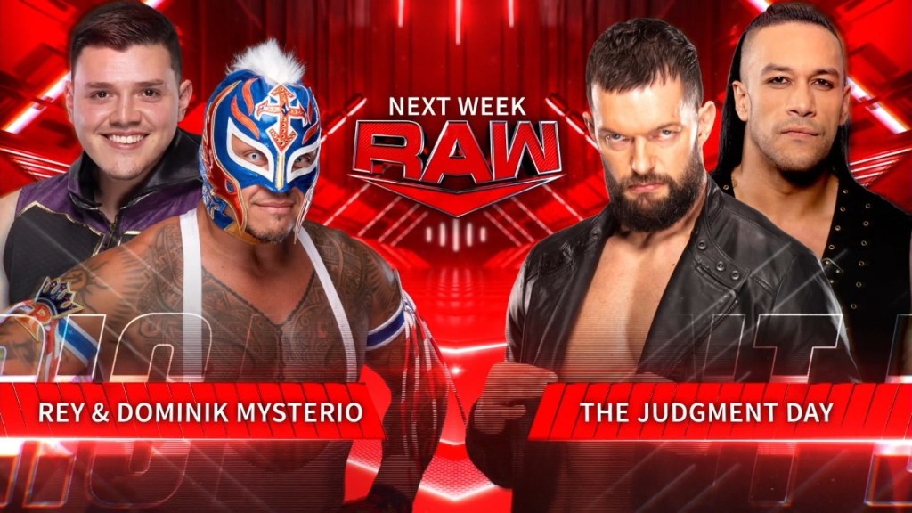 Rey Mysterio Dominik Mysterio The Judgment Day WWE RAW