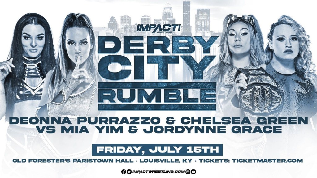 Mia Yim Jordynne Grace Chelsea Green Deonna Purrazzo IMPACT Wrestling Derby City Rumble