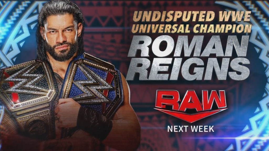 Roman Reigns WWE RAW