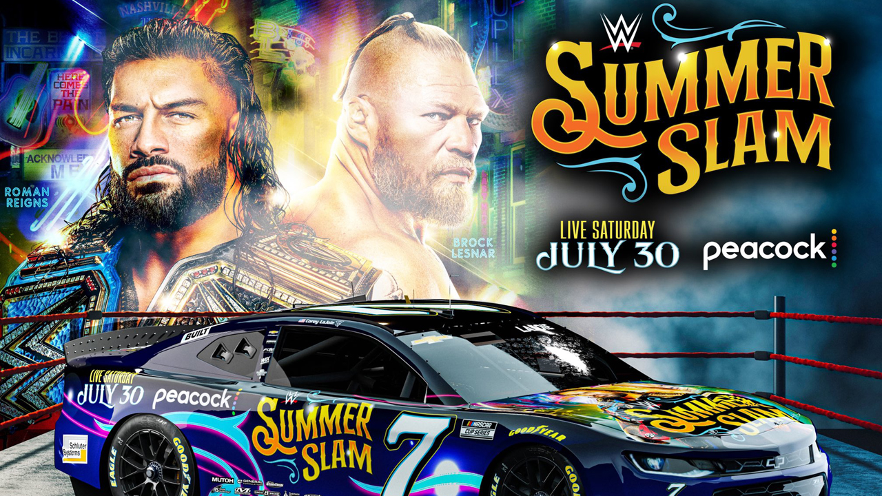 wwe summerslam nascar