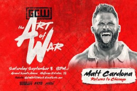 Matt Cardona GCW Art of War Games