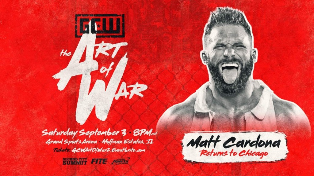 Matt Cardona GCW Art of War Games