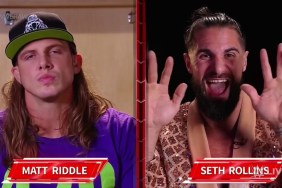 Matt Riddle Seth Rollins WWE RAW