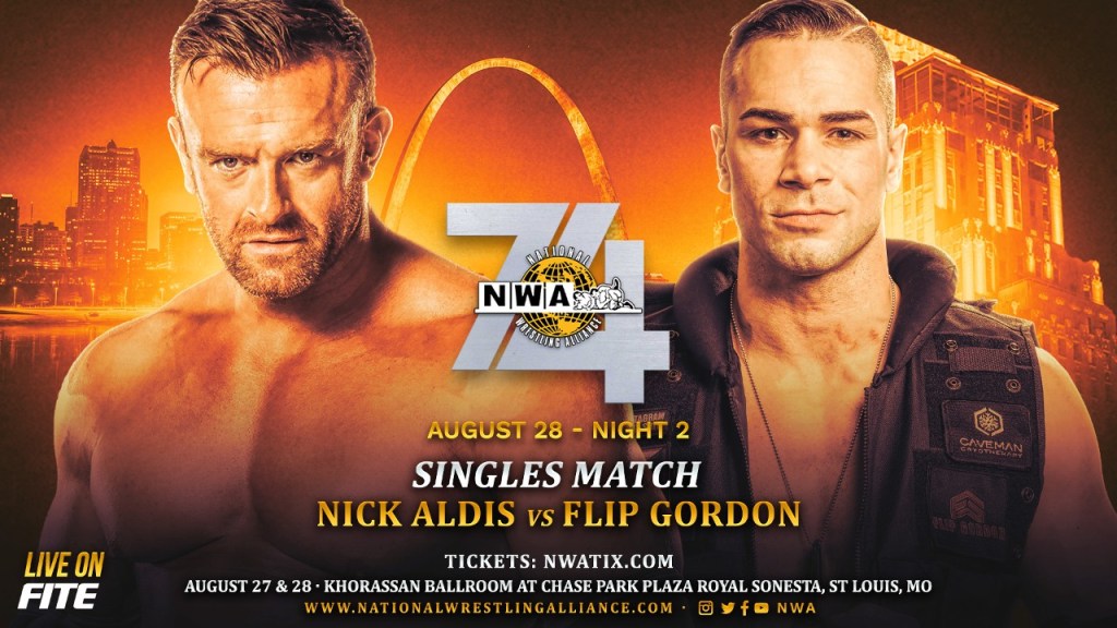 Nick Aldis Flip Gordon NWA 74