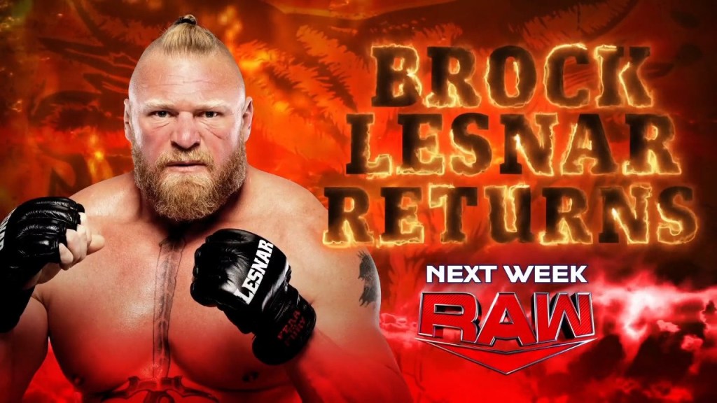 Brock Lesnar WWE RAW