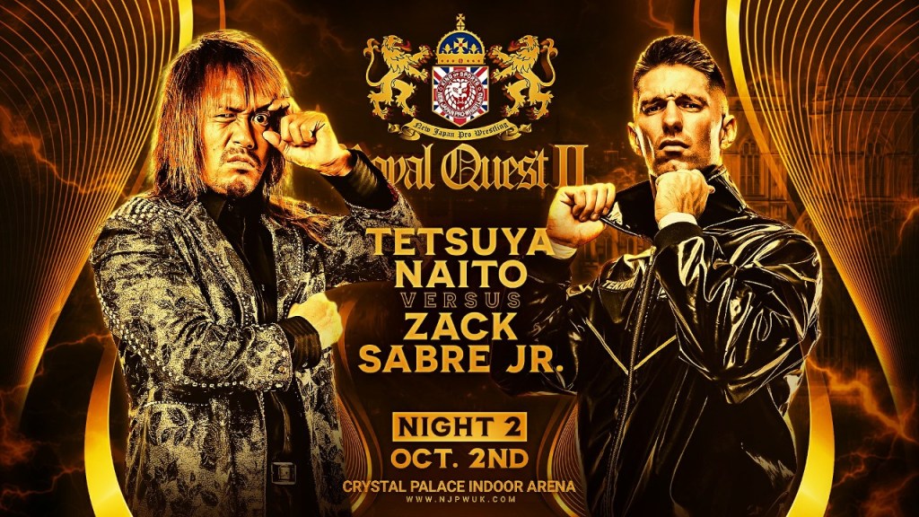 NJPW Royal Quest II Zack Sabre Jr Tetsuya Naito