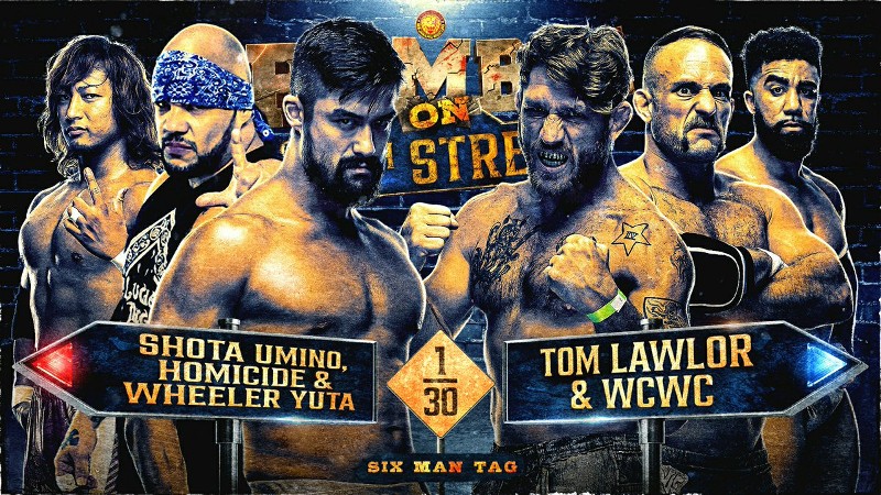 Shota Umino Tom Lawlor West Coach Wrecking Crew NJPW Rumble On 44th Street