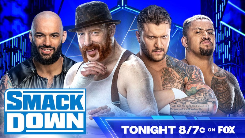 WWE SmackDown Sheamus Solo Sikoa Karrion Kross Ricochet