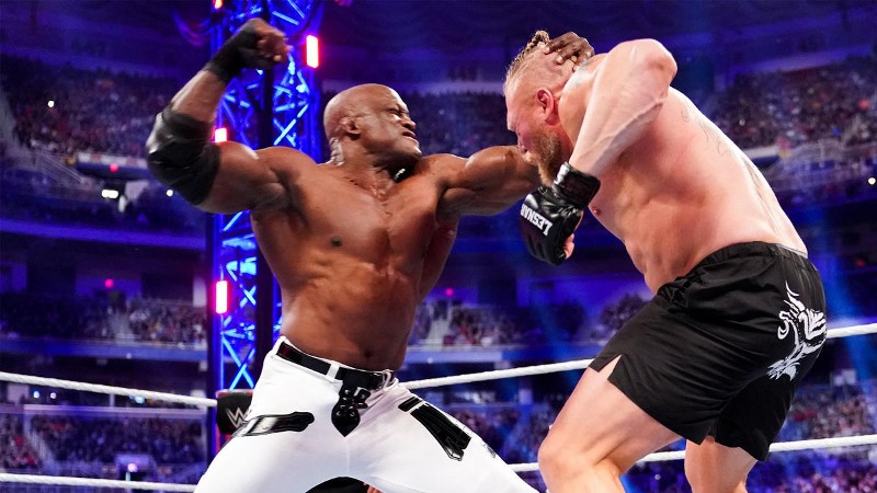 Bobby Lashley Brock Lesnar WWE