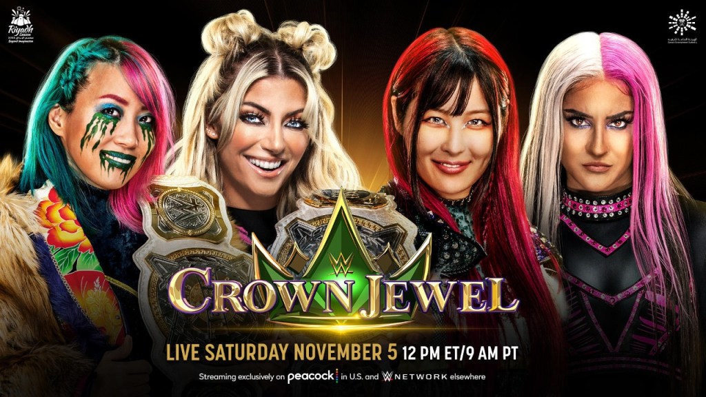 Dakota Kai IYO SKY Alexa Bliss Asuka WWE Crown Jewel