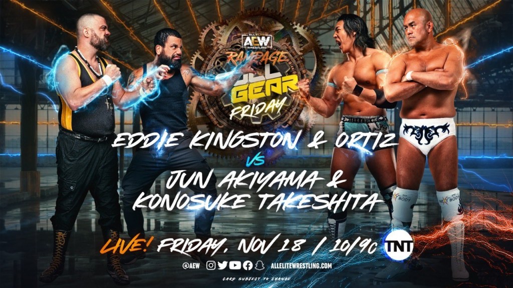 Eddie Kingston Ortiz Konosuke Takeshta Jun Akiyama AEW Rampage