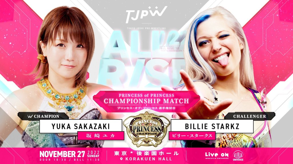 Billie Starkz Yuka Sakazaki TJPW