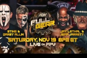 Sting Darby Allin Jay Lethal Jeff Jarrett AEW Full Gear