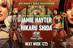 Hikaru Shida vs Jamie Hayter AEW Dynamit Holiday Bash