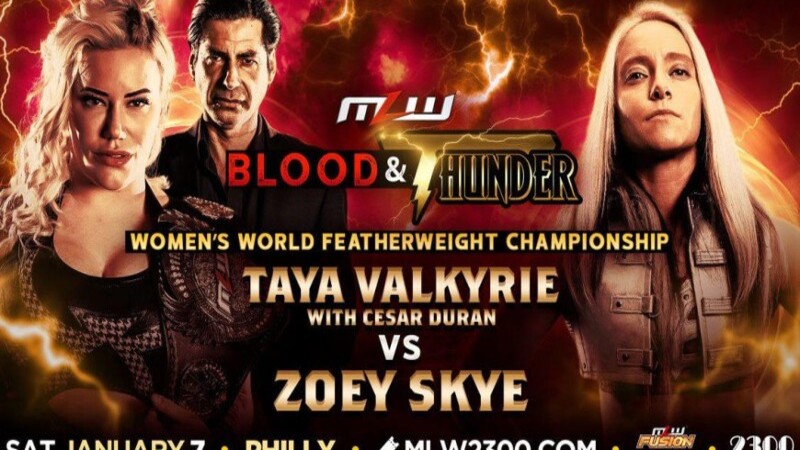 Taya Valkyrie Zoey Skye MLW Blood & Thunder