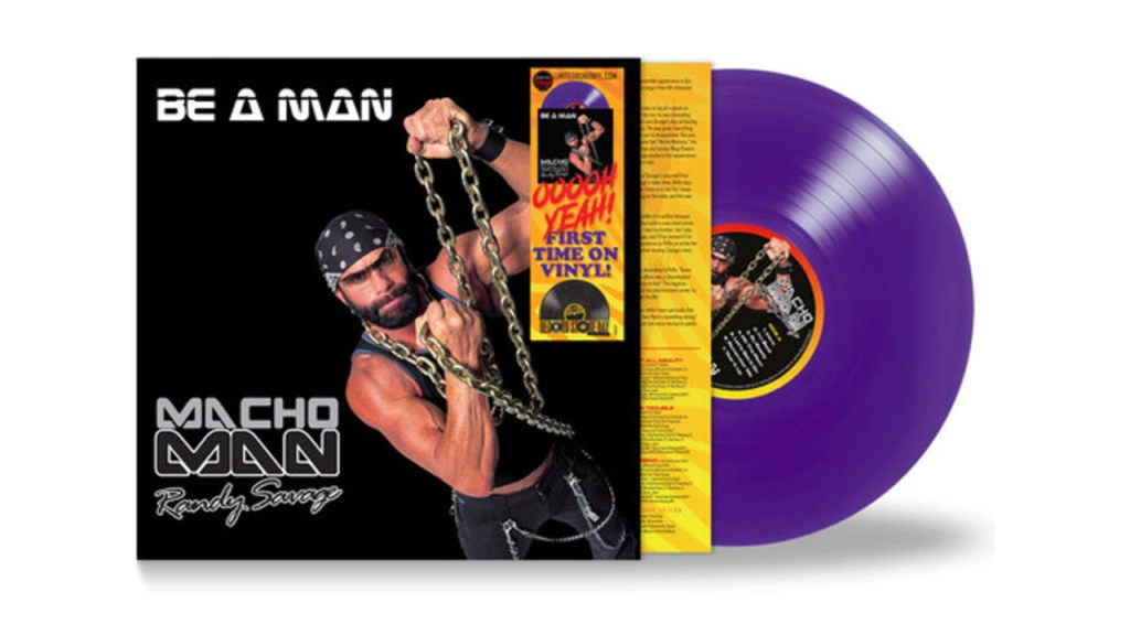 randy savage be a man vinyl copy