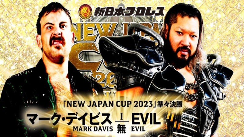 NJPW New Japan Cup Mark Davis EVIL