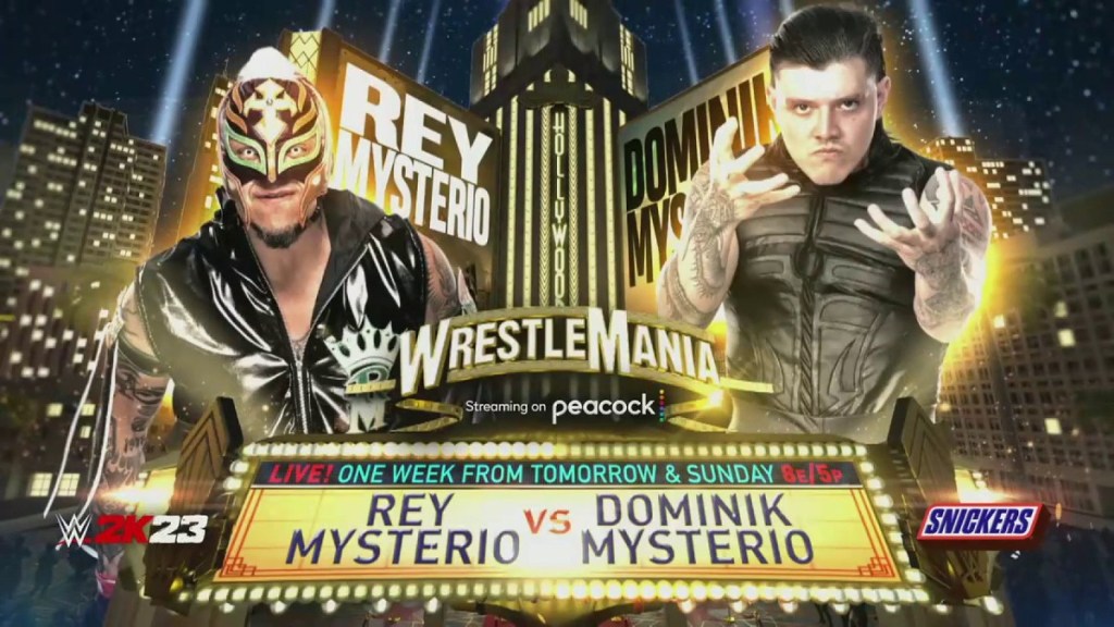 Rey Mysterio Dominik Mysterio WWE WrestleMania 39