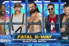 WWE SmackDown Drew McIntyre LA Knight Sheamus Kofi Kingston LA Knigh