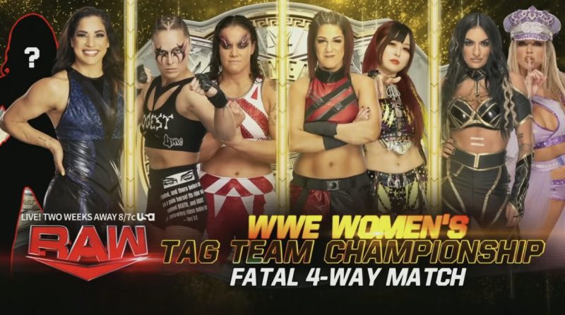 WWE Women's Tag Team title 4-way