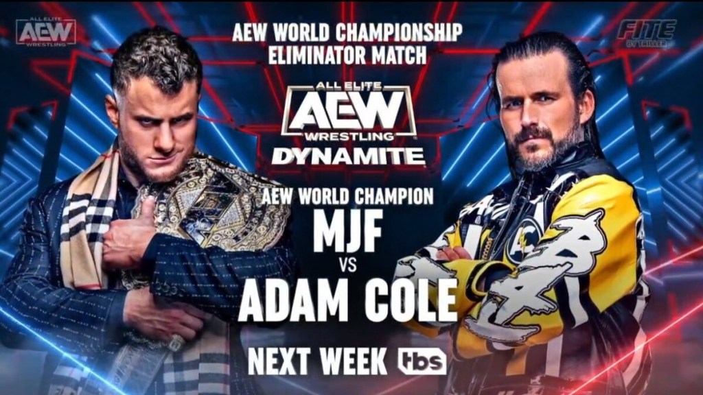 AEW Dynamite MJF Adam Cole