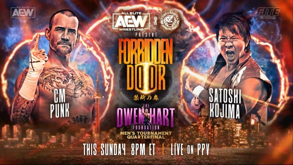 CM Punk AEW x NJPW Forbidden Door