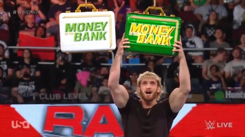 Logan Paul WWE Money In The Bank WWE RAW