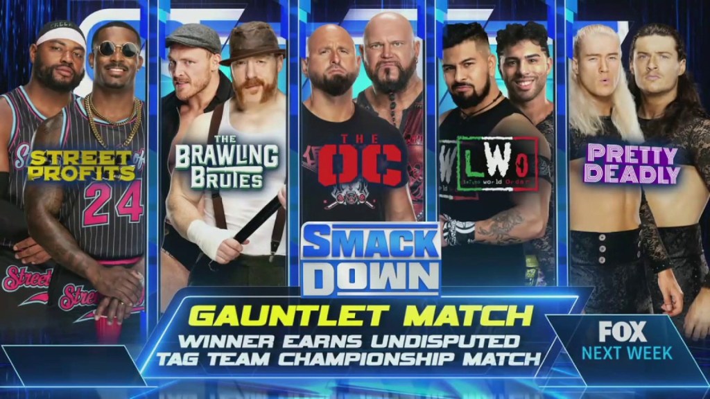 WWE SmackDown Pretty Deadly LWO Brawling Brutes Street Profits